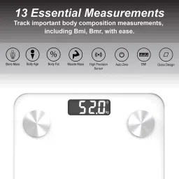 MEPL Smart Scale with BMI, Bone Density, and Advanced Health Tracking Features. Weighing Scale image 3