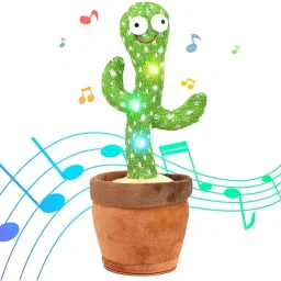 Dancing Cactus Toy – Talking, Singing, Plush Toy with LED Lights – Interactive-15