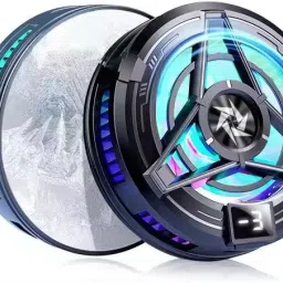 Cubonic Magnetic Mobile Cooler|Metal Adhesive Plate|Universal Clip|LED display SL17 USB Fan-image-18