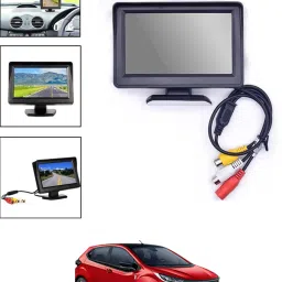 Universal Digital Black Full HD 4.3 Dashboard LCD Monitor Screen For Car-16 Black LED-image-77