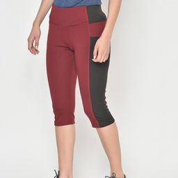 chkokko Women Maroon Capri-picture-33