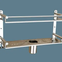2 LAYER SHELF ‎40D x 40W x 25H Centimeters Shelf Bracket-image-56