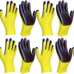 Safety Hand Work Glove PU Coated Seamless Knit Glove with Smooth Grip on Palm K7 Climbing Gloves-image-48