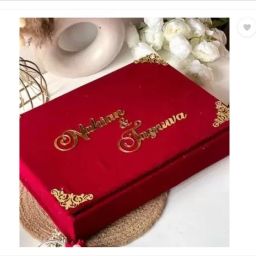 CUSTOMISED NIKAH NAMA BOOKLET (RED) NIKAH SIGN BOOKLET THUMB IMPRESSION BOOKLET Greeting Card-image-37
