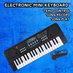 (Piano Keyboard) Toy with 37 Key, Recording and Mic, Adapter for DC Power H34 (Piano Keyboard) Toy with 37 Key, Recording and Mic, Adapter for DC Power H34 Analog Portable Keyboard-image-67
