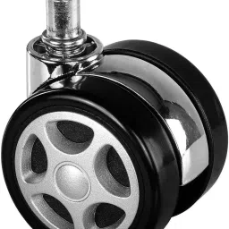 Chair Wheel Castor Pin Type / Furniture wheel Revolving Chair Wheel Silver-02 Appliance Furniture Caster-image-70