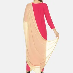TWIN BIRDS Set Of 2 Solid Dupatta image 3