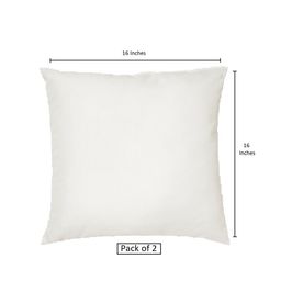 Bajo's White Set Of 2 Solid Cushion Inserts image 3