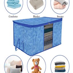 Kuber Industries Blue Set of 4 Printed Multi-Utility Organisers image 4