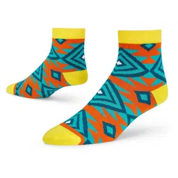 Dynamocks Unisex Pack of 3 Patterned Ankle-Length Socks image 3
