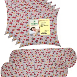 Microfibre Solid Bolster Pack of 7-image-91