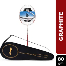 Air - Force 80 G3 White, Red, Black Strung Badminton Racquet-image-51