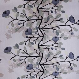 ROMEE Set of 2 Off White Printed Long Door Curtains image 3