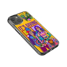 DailyObjects It's Giving Printed iPhone 15 Plus Super Slim Back Case image 4