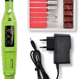 Professional High Quality nail polisher manicure machine filer kit with 6 acrylic gel remover electric 35000 rpm portable nail drill machine-34