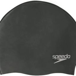 Unisex-Adult Plain Moulded Silicone Swimcap Swimming Cap-image-43