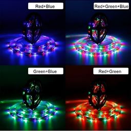 SPARK WORLD Blue Rice Shaped String Lights image 5