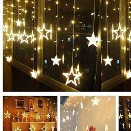 ENORMITY Yellow Star Shaped String Lights image 2