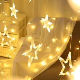 SPARK WORLD Yellow Star Shape String Lights image 2