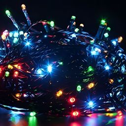 SPARK WORLD  Blue & Green LED Rice String Lights image 4