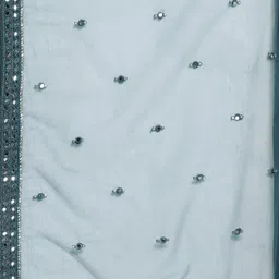 Fusionic Embroidered Net Semi-Stitched Lehenga & Unstitched Blouse With Dupatta image 2