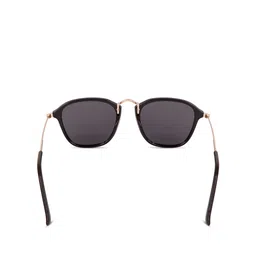 SUNNIES Black Square Sunglasses With Polarised and UV Protected Lens image 5