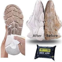 CRAZYABBS Shoe Cleaner Wipes Portable Cleaner Shoe Wipes Sports, Canvas, Leather, Velour Cleaner-image-1