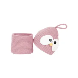 FABINALIV Pink Cartoon Designed Multipurpose Foldable Organiser With Lid image 4