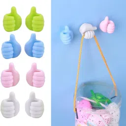 Multipurpose Wall Mounted Silicone Thumb Hooks for Hanging Stick-on for Wall Hook 20-image-66