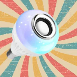Clairbell Blub Speaker P32 Smart LED Music Bulb with Bluetooth Control Smart Bulb-picture-18