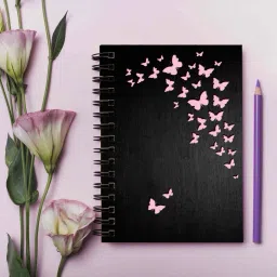flipkart smartbuy Handmade paper wooden diary A5 Diary UNRULED 160 Pages image 4