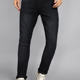 metronaut Men Skinny Mid Rise Black Jeans-picture-37