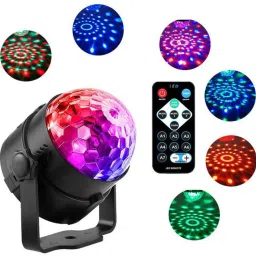Sound Activated RGB DISCO Projection Light with 7 Modes Party DJ Light for Home Single Disco Ball-26