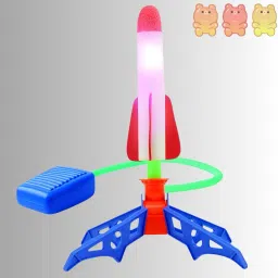 Rocket Launcher With Foam Rocket Outdoors Outside Toys New Version Of Fun-7