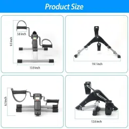 skybucket Mini Pedal Exerciser Adjustable Resistance and Digital Display Mini Pedal Exerciser Cycle image 3