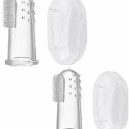 Silicone Baby Finger-Brush Pack Of 2 Ultra Soft Toothbrush-image-7