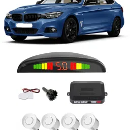 PKNA0674 White Car Reverse Parking Sensor with LED Display 4 Sensor PKNA0674 Parking Sensor-23