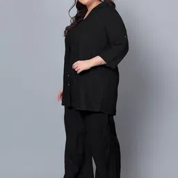 Indietoga Plus Size Longline Shirt With Palazzos image 4