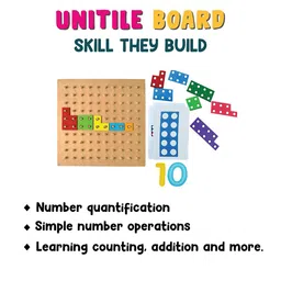 wonderLearn Kids White & Pink  Math Logic Board Learning and Development Toys image 4