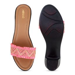 Action Embellished Block Heels image 5