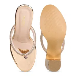 Shezone Embellished Block Heels image 3