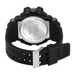 V2A Men Gold-Toned & Black Analogue & Digital Multi Function Watch V2A-1708 image 4