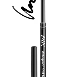 AYA Set of 4 Waterproof Liquid Eyeliner & Jet black Waterproof Kohl Kajal image 5