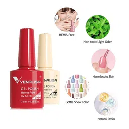 VENALISA Upgraded Formula Hema Free Soak-Off UV & LED Gel Nail Polish 7.5 ml - VIP5-542 image 4