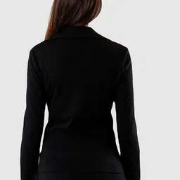 BAESD Notched Lapel Single-Breasted Casual Blazer image 4