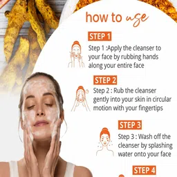 Globus naturals Set of 2 Pure Glow Ubtan Face Wash with Saffron for Radiance - 75 g Each image 5