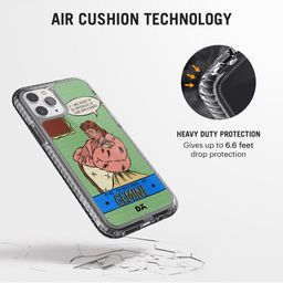 DailyObjects Green Gemini Printed Stride 2.0  iPhone XS Max Back Case image 4