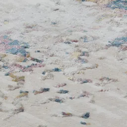 OBSESSIONS Cream Abstract-Printed Anti-Static Floor Runner image 4