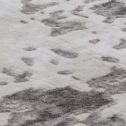 OBSESSIONS Cream-Colored & Grey Abstract Printed Anti Static Floor Runner image 4