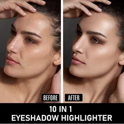 Half N Half Makeup Kit 10 in 1 Eyeshadow & Highlighter - Multicolor Palette - 03 image 3